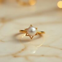 Anillo Perla Estrella
