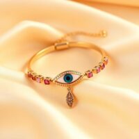 Pulsera Evil Eye Rosa